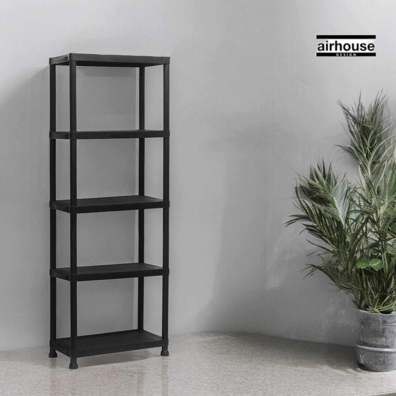 ESTANTE REPISA RACK PLASTICO 5 NIVELES 171X61X31CM AIRHOUSE - 8
