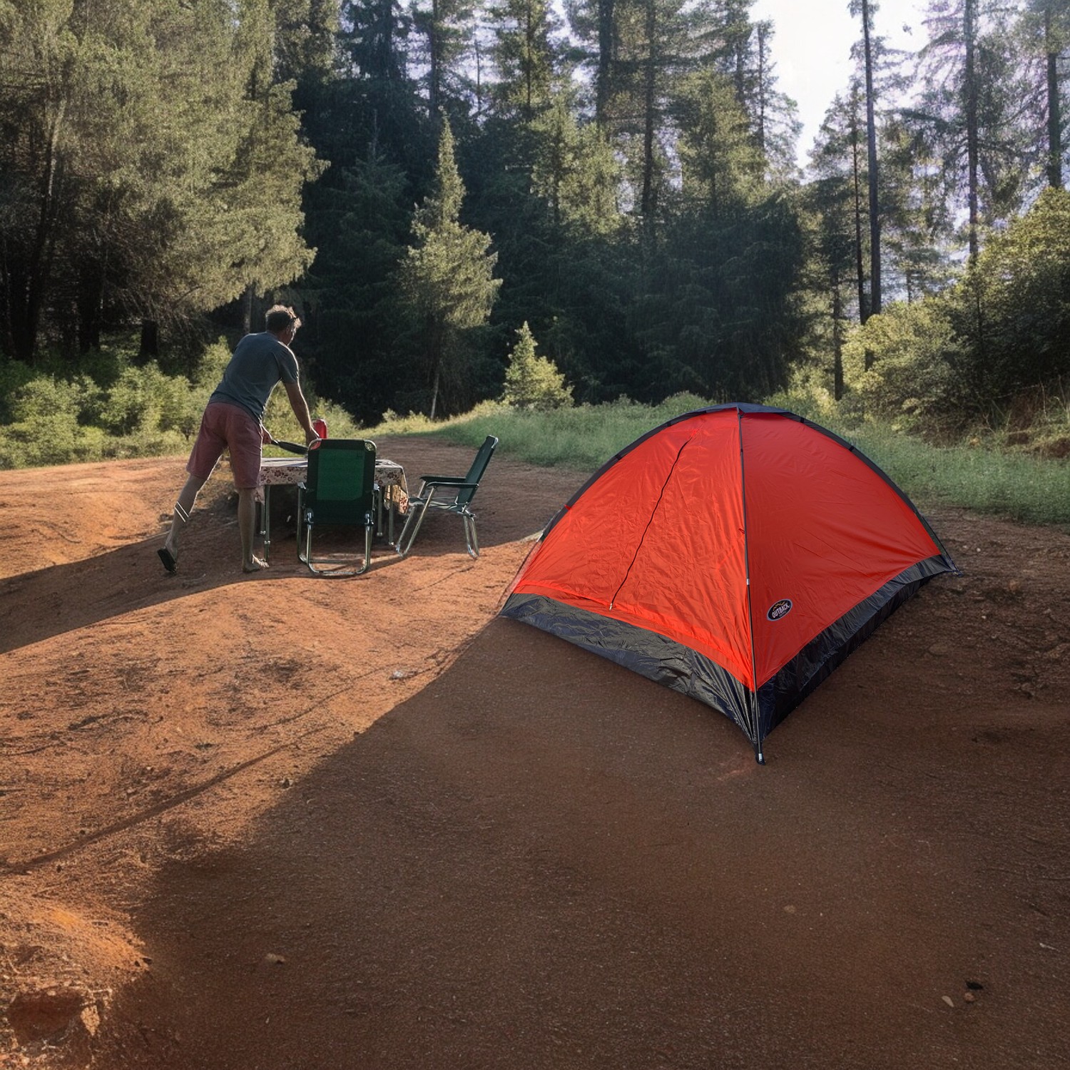 CARPA OUTBACK MONTANA 4P RJ 4 PERSONAS ROJO - 6