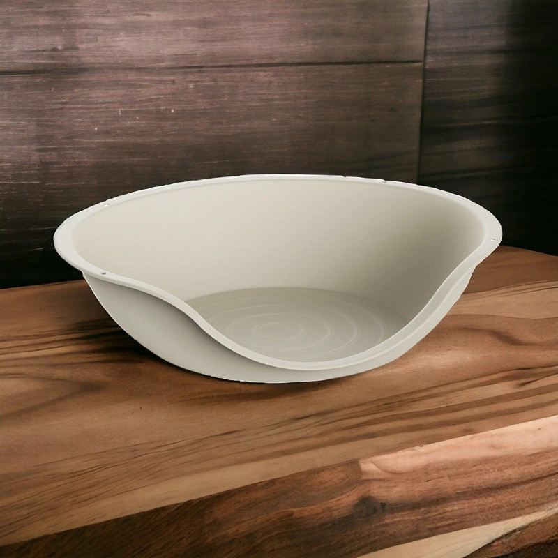 CAMA PERROS GATOS PL20146_ECR PLASTIKEN 66X53X16 CM BEIGE