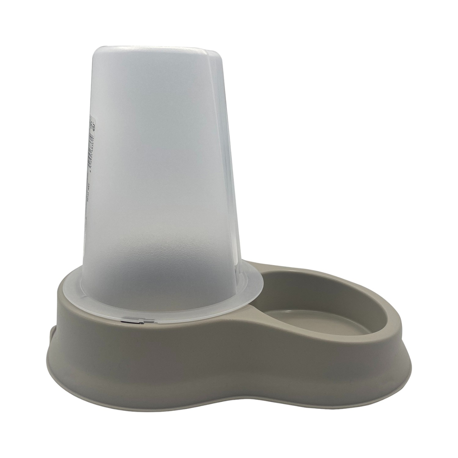 DISPENSADOR PERROS GATOS AGUA COMIDA PL20140_ECR PLASTIKEN 0.65 L BEIGE