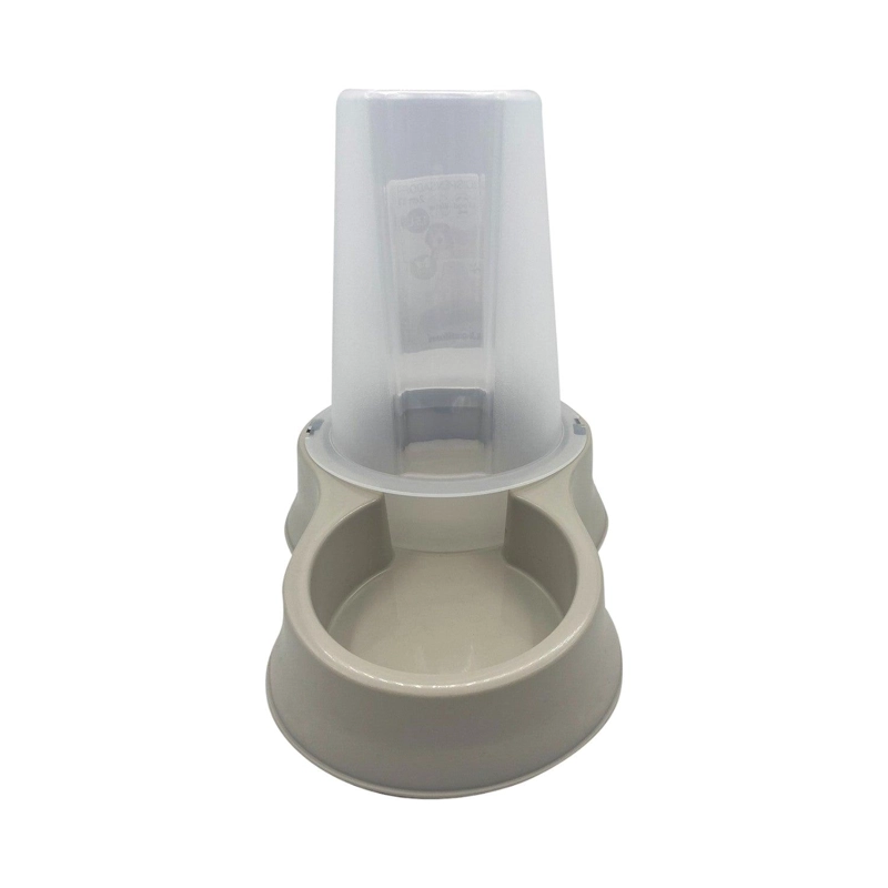 DISPENSADOR PERROS GATOS AGUA COMIDA PL20141_ECR PLASTIKEN 1.5 L BEIGE