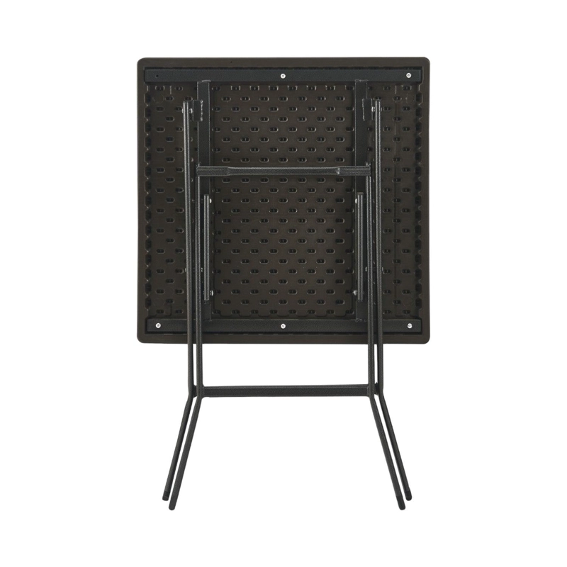 SET NORTHWEST ACERO CAFE 2 SILLAS + MESA CUADRADA PLEGABLE 62 CM RATTAN - 4