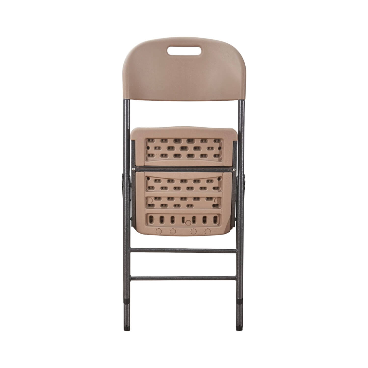 SILLA NORTHWEST NW-04 PLEGABLE 46X53X87CM BEIGE ACERO - 3