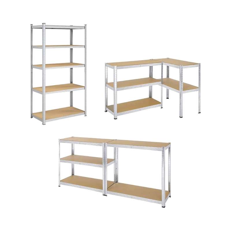 ESTANTE REPISA RACK METALICO ACERO 5 NIVELES 90X40X180CM - 3