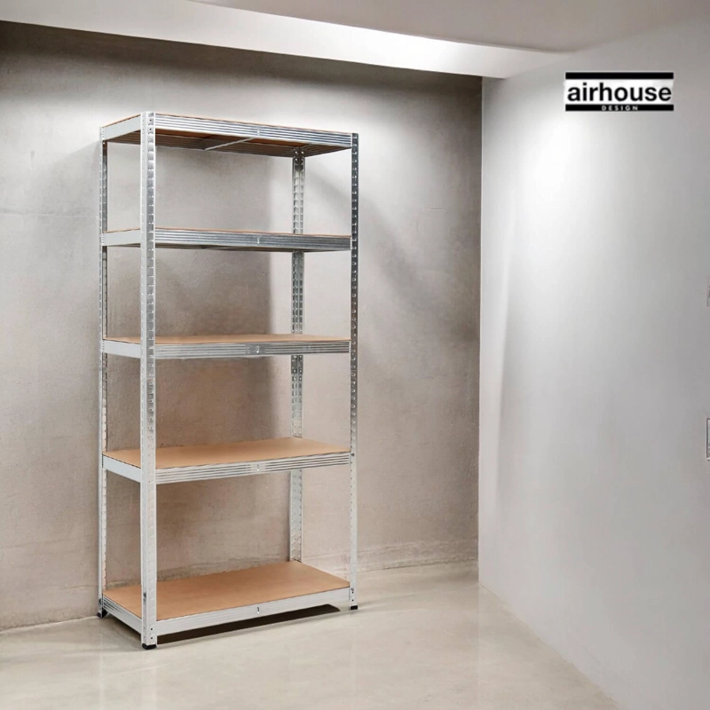 ESTANTE REPISA RACK METALICO ACERO 5 NIVELES 90X40X180CM - 4