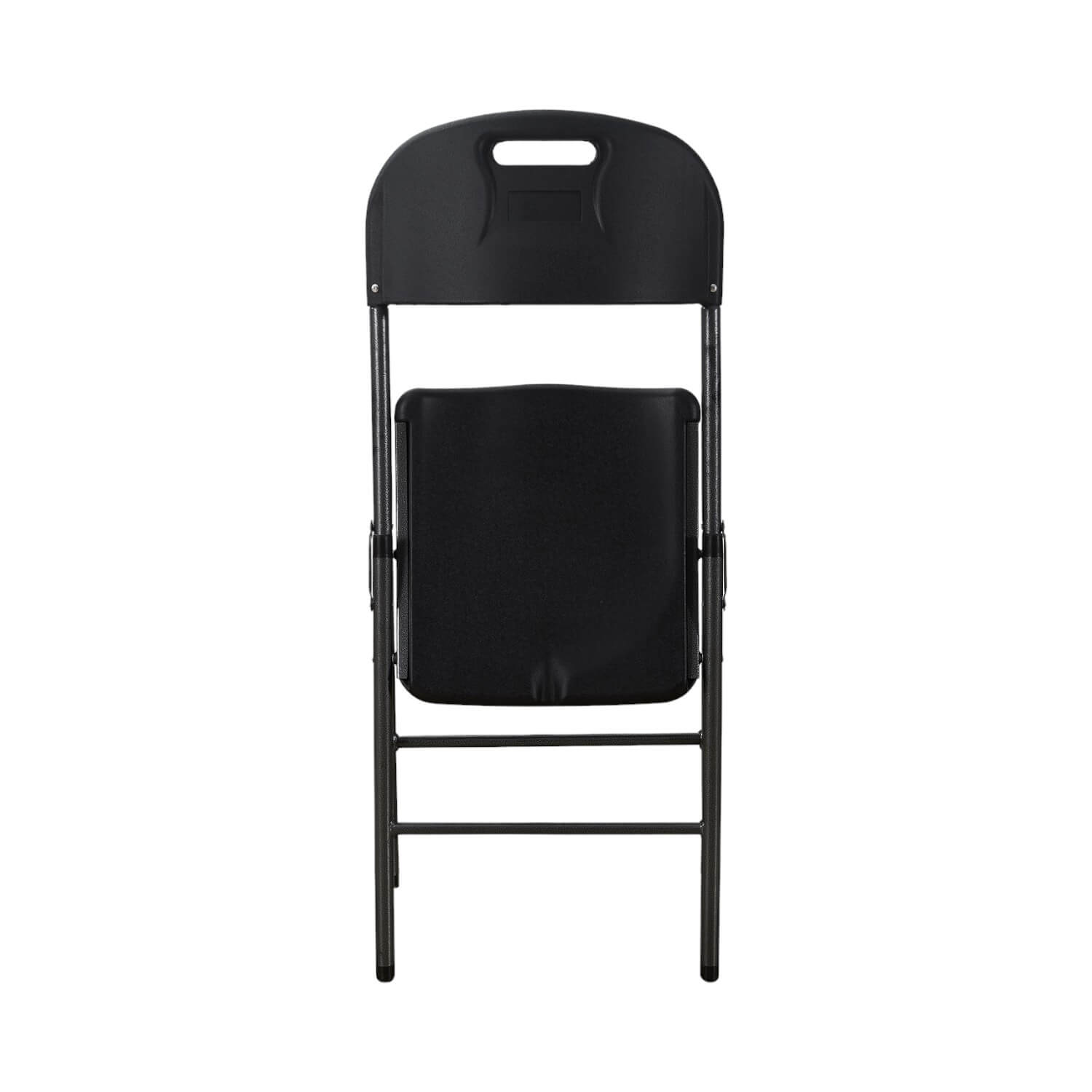 SILLA NORTHWEST NW-02 PLEGABLE 46X53X87 NEGRO ACERO - 2