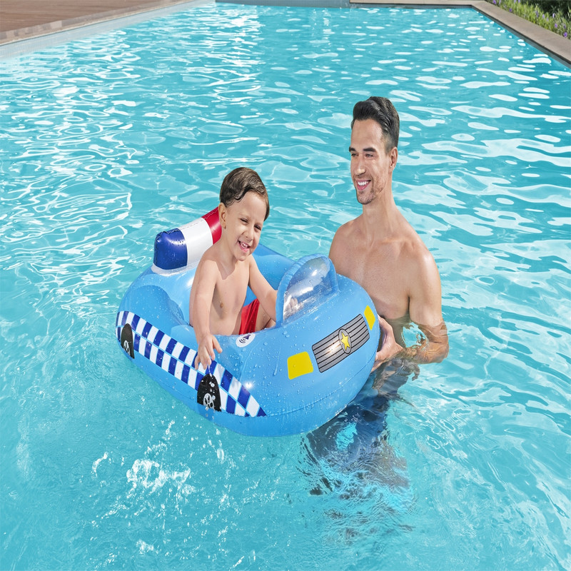 BOTE INFLABLE BESTWAY 34153 POLICIA 104X60 CM NIÑOS 3-6 AÑOS - 9