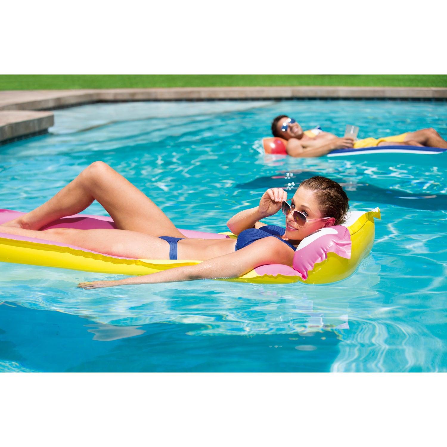 COLCHONETA BESTWAY 44021 183 CM X 63 CM INFLABLE TROPICAL - 7