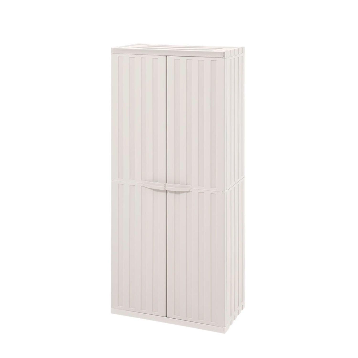 ARMARIO RIMAX RX13216 GRIS GRANDE STARPLAST MULTIUSO ALMENDRA 67X39X163CM - 1