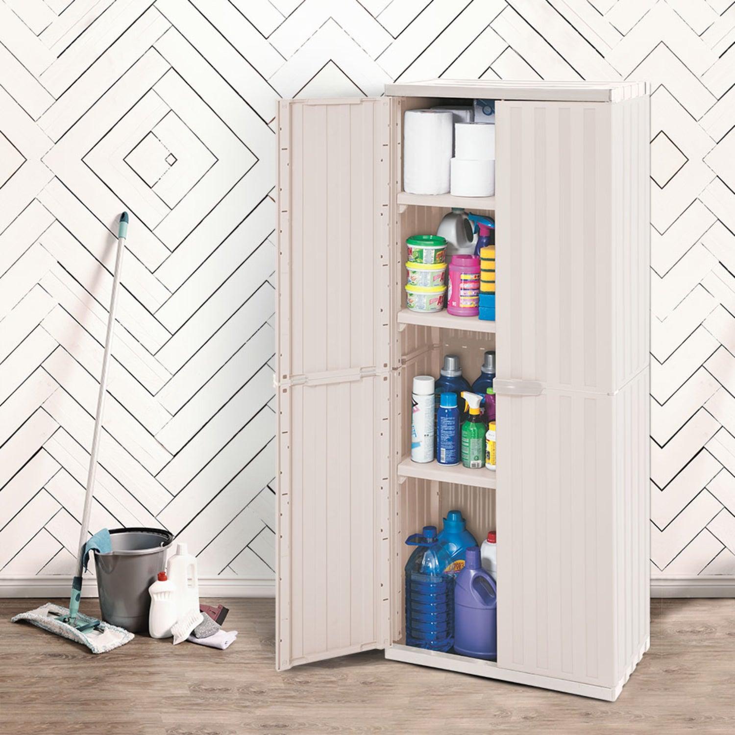 ARMARIO RIMAX RX13216 GRIS GRANDE STARPLAST MULTIUSO ALMENDRA 67X39X163CM - 5