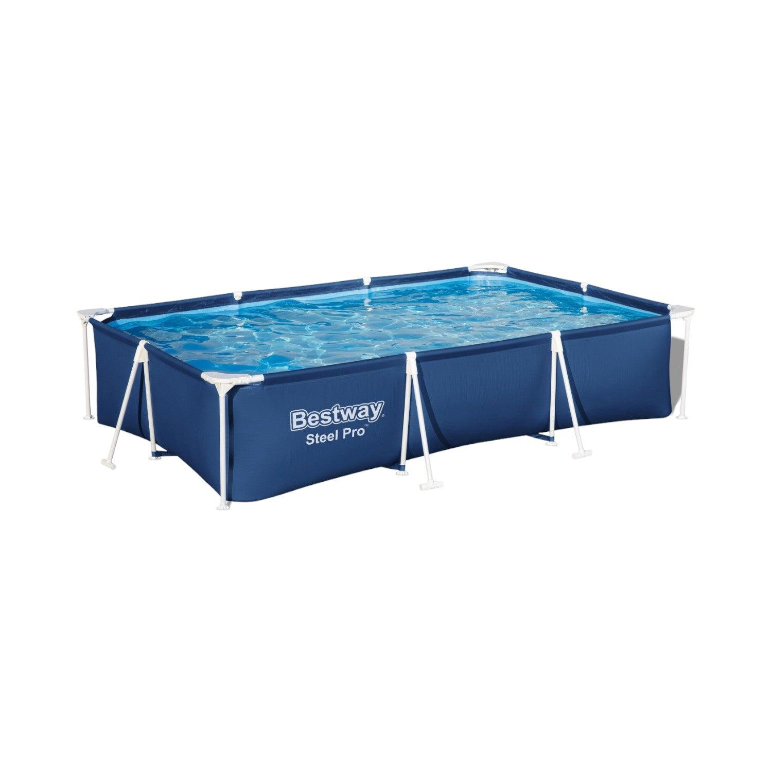 PISCINA BESTWAY 561NS RECTANGULAR STEEL PRO AZUL 2.80MX2.01MX66 CM - 3