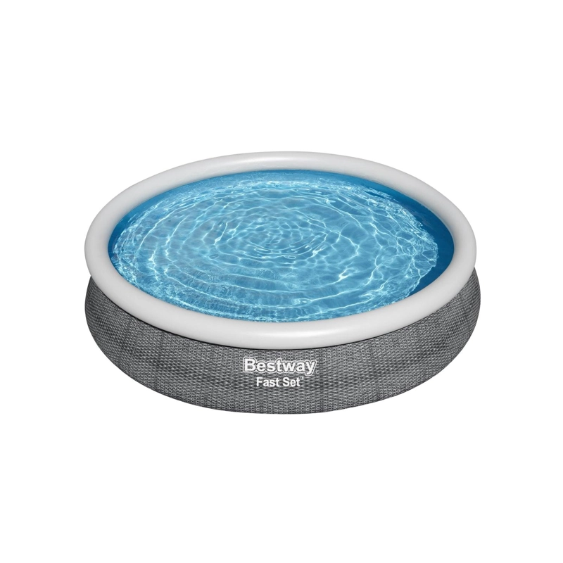 PISCINA BESTWAY REDONDA FACIL ARMADO C/FILTRO GRIS 3.66MX76C - 2