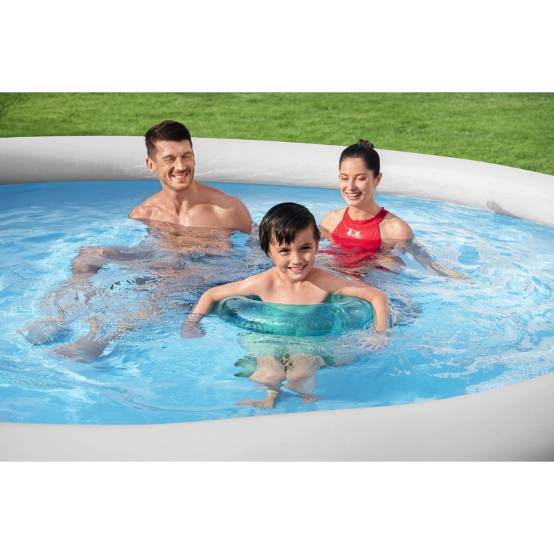 PISCINA BESTWAY REDONDA FACIL ARMADO C/FILTRO GRIS 3.66MX76C - 5