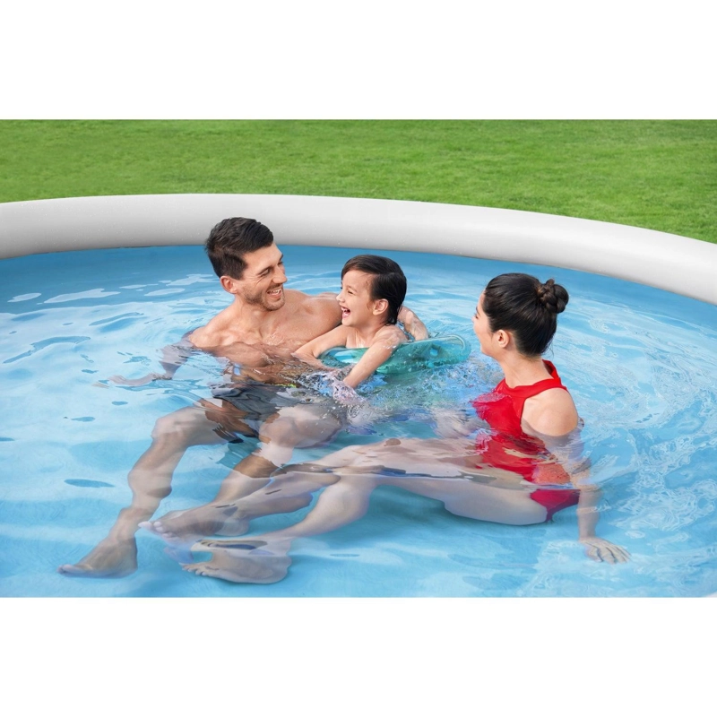 PISCINA BESTWAY REDONDA FACIL ARMADO C/FILTRO GRIS 3.66MX76C - 6