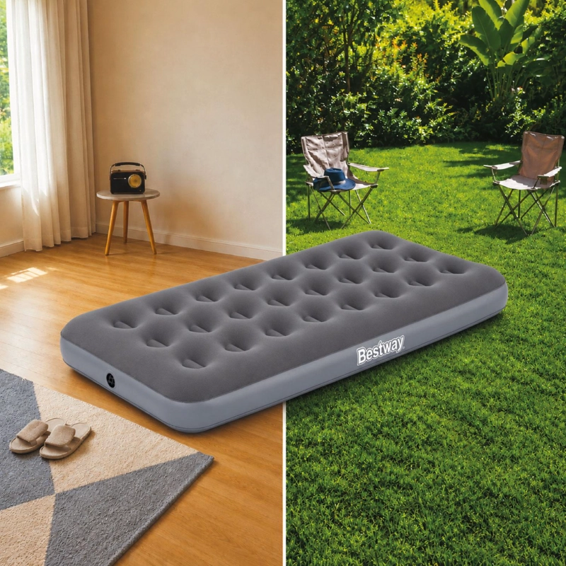 COLCHON INFLABLE INDIVIDUAL 1 PLAZA 1.85MX76CMX22CM BESTWAY - 6