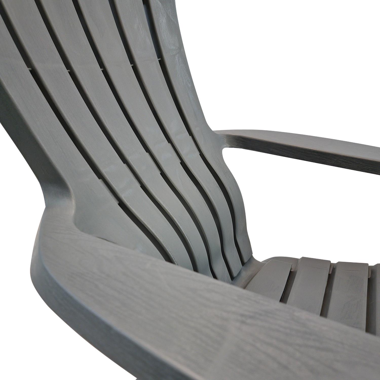 SILLA REPOSERA NORTHWEST NW-SPJ02 GRIS PLASTICA TERRAZA - 5