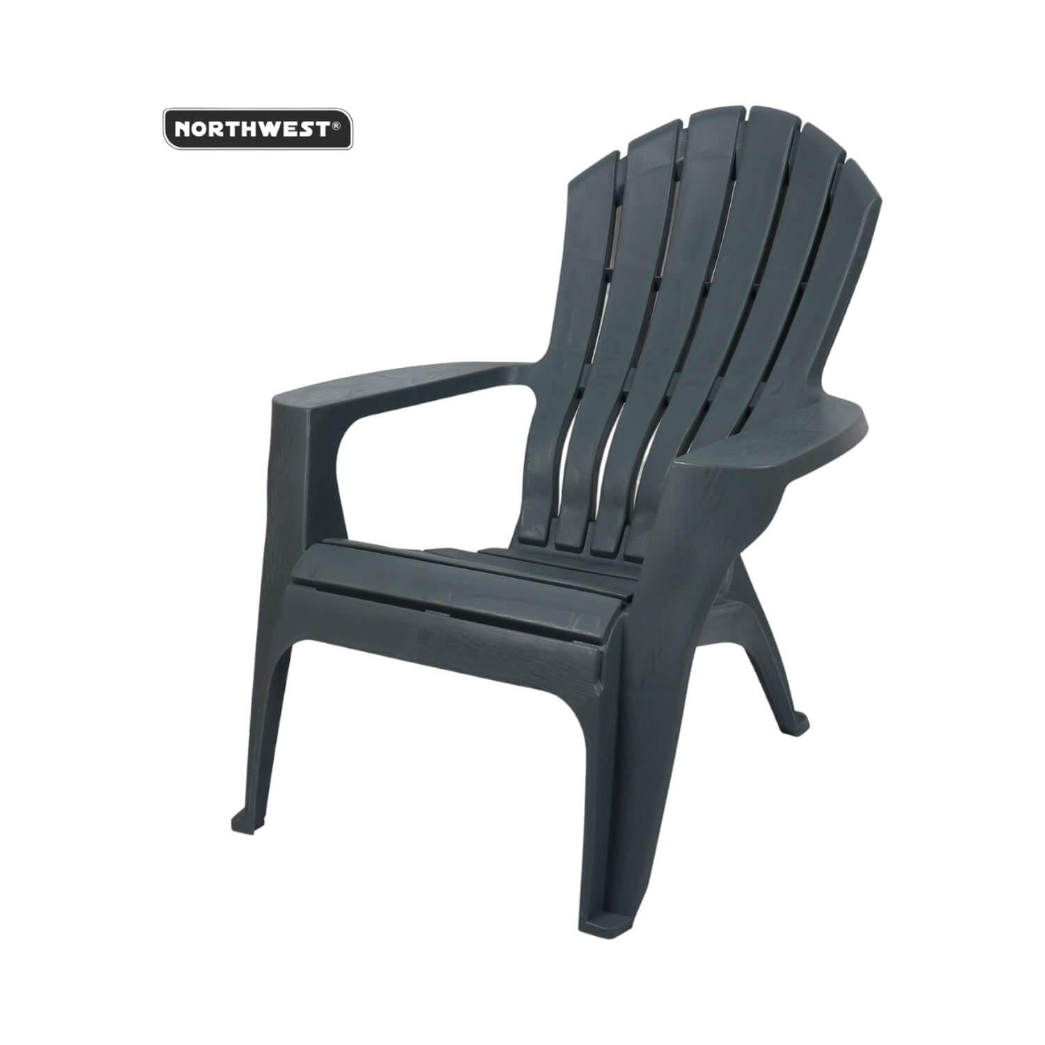 SILLA REPOSERA NORTHWEST NW-SPJ02 GRIS PLASTICA TERRAZA - 7