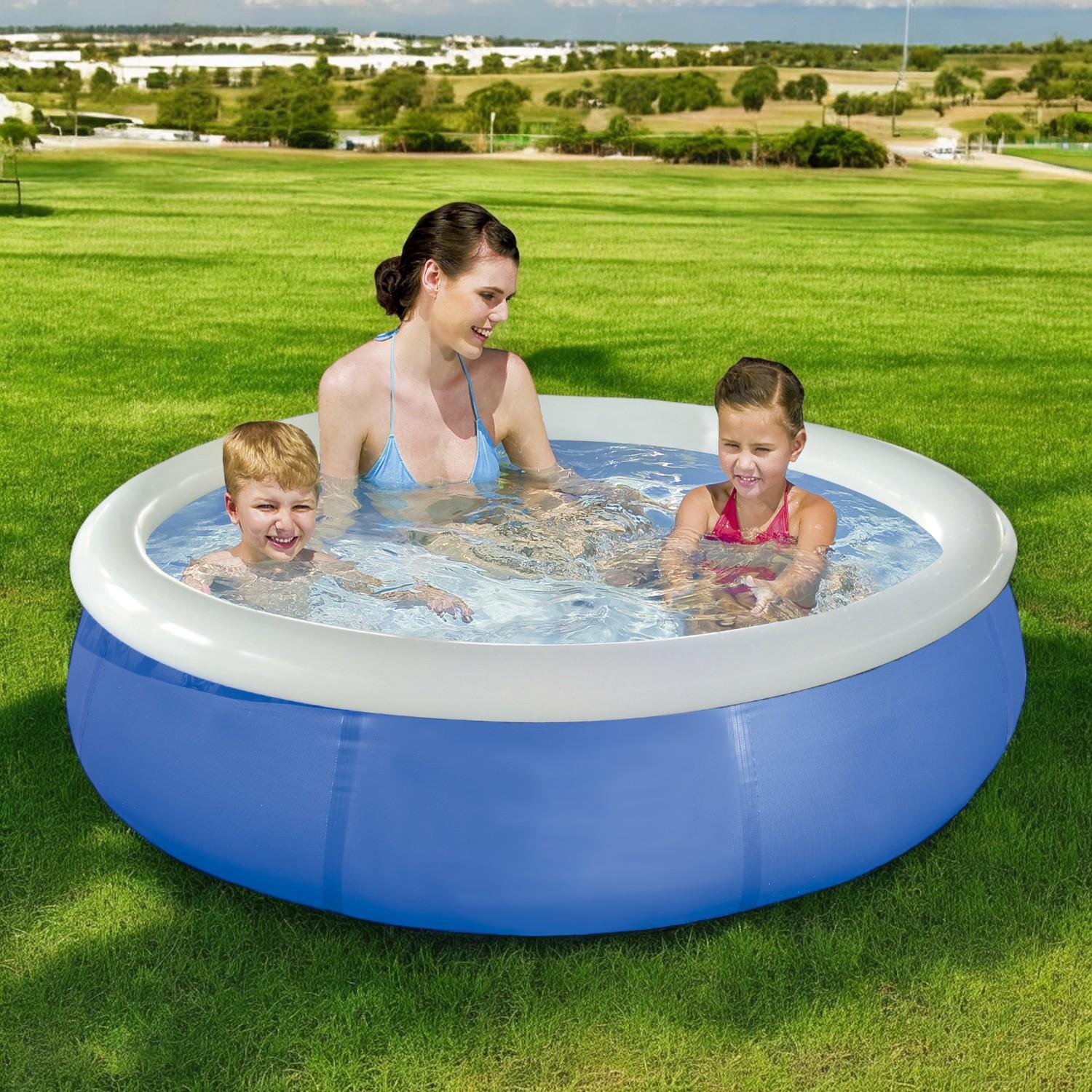 PISCINA BESTWAY REDONDA FACIL ARMADO 1.68MX51CM 900 L AZUL - 4