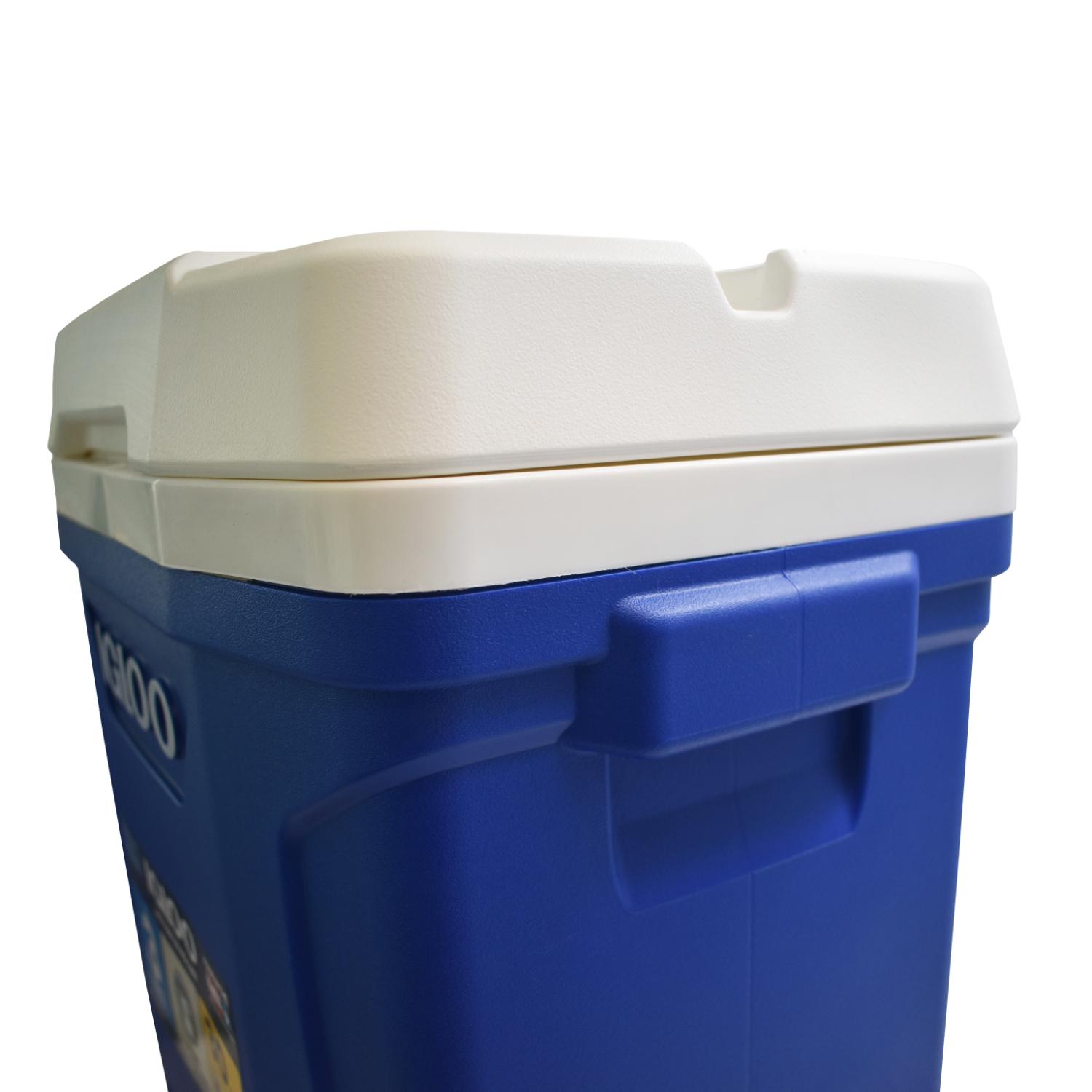 COOLER NEVERA HIELERA LATITUDE RUEDAS 28 LITROS AZUL IGLOO - 4