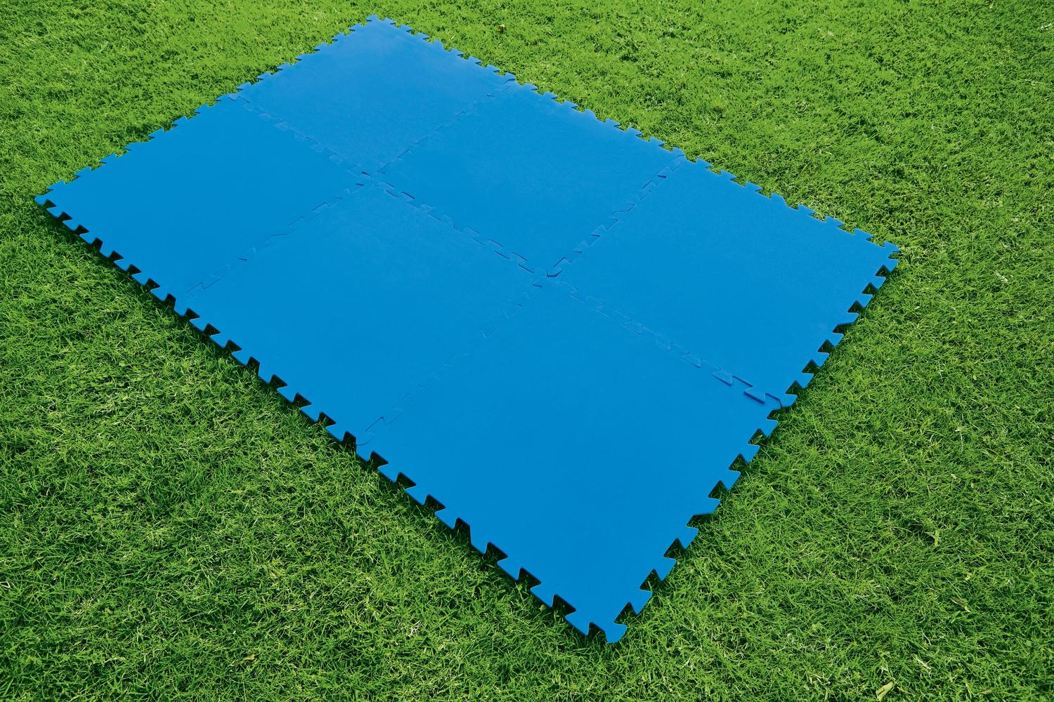 CUBRE PROTECTOR PISO BESTWAY 58220 AZUL EVA PISCINA 50CM X 50CM - 5
