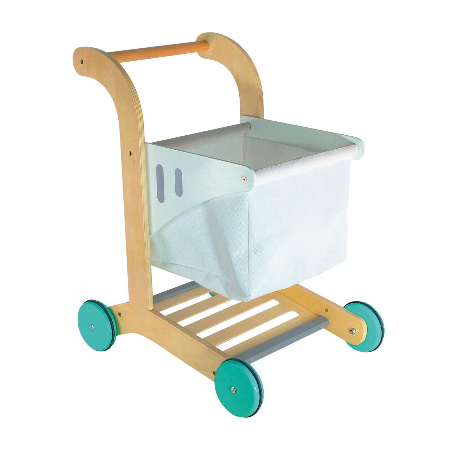 CARRITO SUPERMERCADO GAMEPOWER MADERA CERDEÑA 44X34X54CM - 1