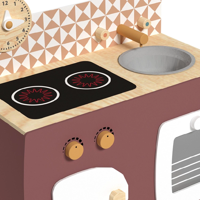 COCINA GAMEPOWER MADERA BURDEO + ACCESORIOS 59X32X66 CM - 3