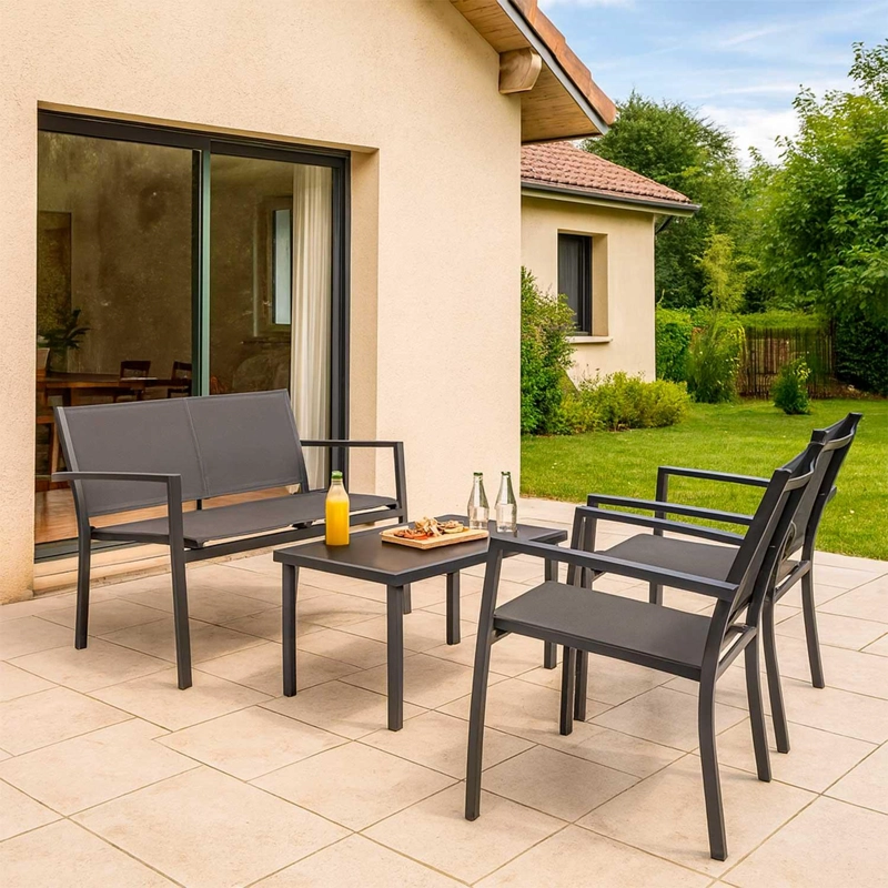 JUEGO SET LIVING TERRAZA SICILIA 4 PERSONAS NORTHWEST - 7