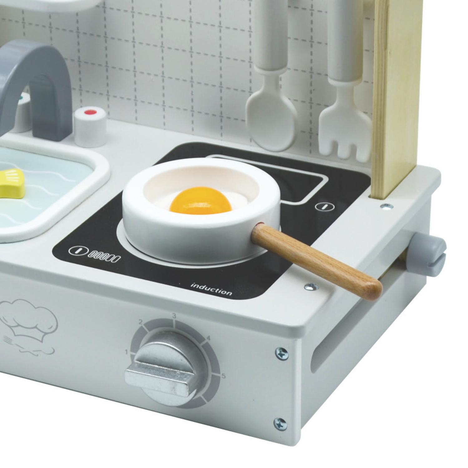 COCINA GAMEPOWER ENCIMERA MADERA AMALFI 26.5X9X36CM - 4