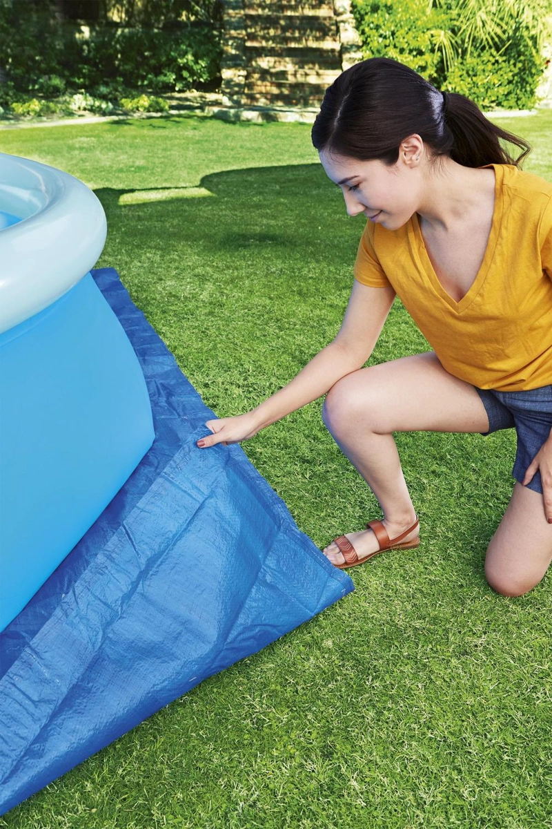 LONA BESTWAY CUBRE PISO PISCINA 3.96M X 3.96M AZUL - 5