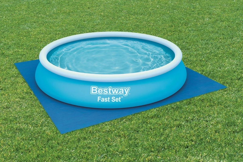 LONA BESTWAY CUBRE PISO PISCINA 3.96M X 3.96M AZUL - 6