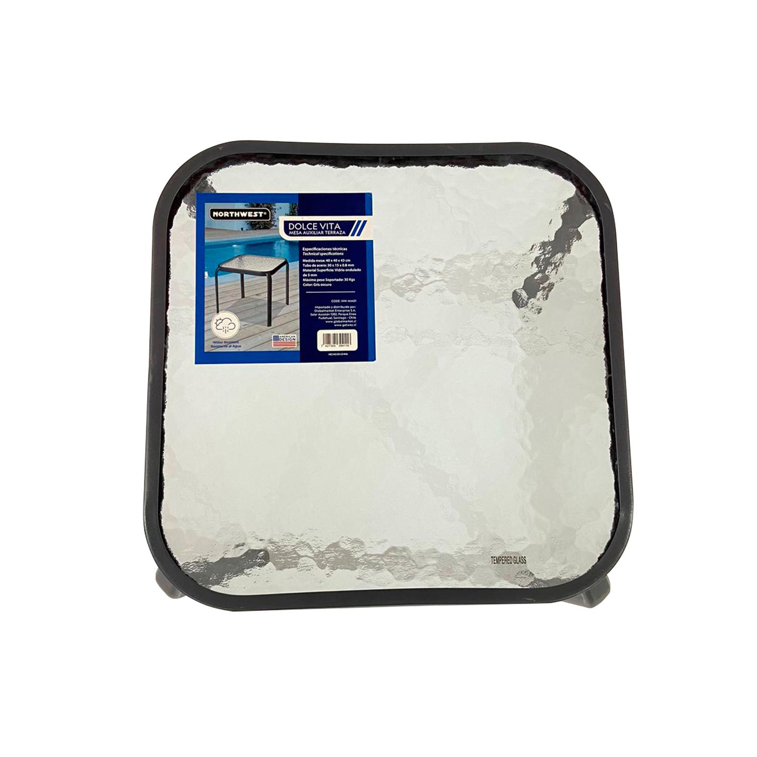 MESA AUXILIAR TERRAZA DOLCE VITA 40X40X43CM NORTHWEST - 3