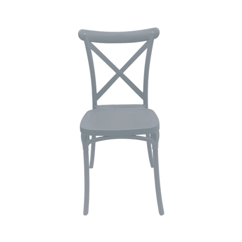 SILLA PLASTICO APILABLE DECO COPENHAGEN GRIS ESCANDINAVIA - 2