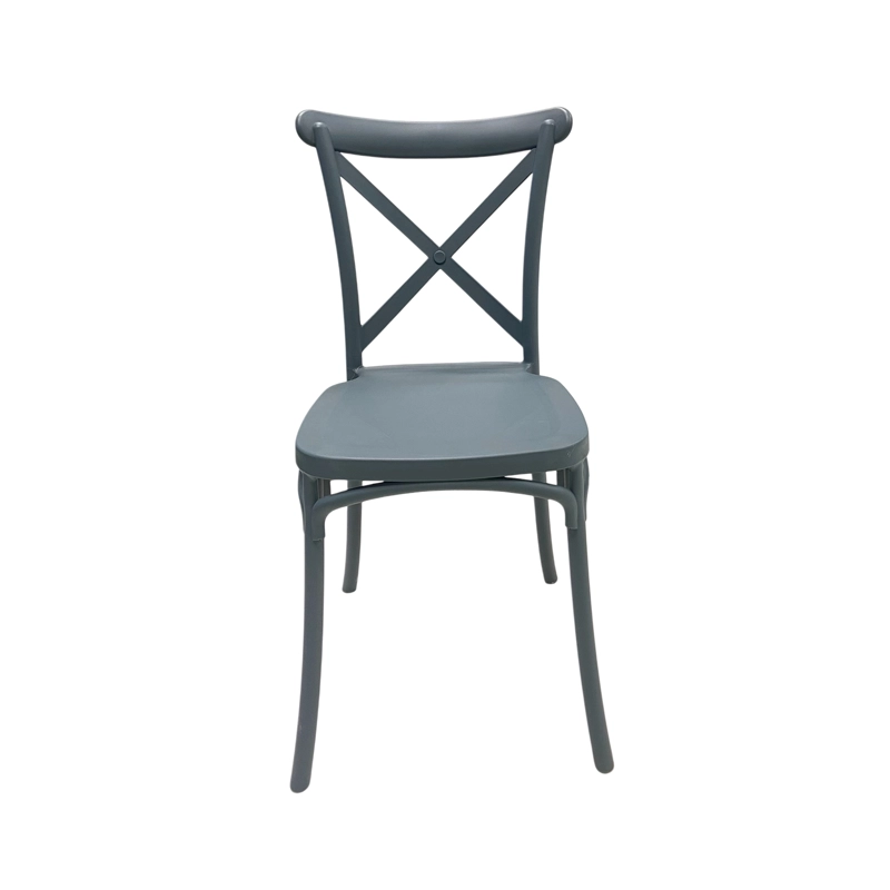SILLA PLASTICO APILABLE DECO COPENHAGEN AZUL ESCANDINAVIA - 3