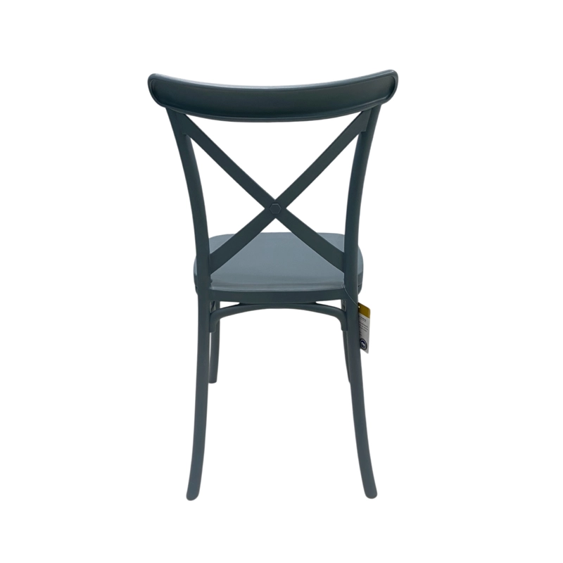 SILLA PLASTICO APILABLE DECO COPENHAGEN AZUL ESCANDINAVIA - 5