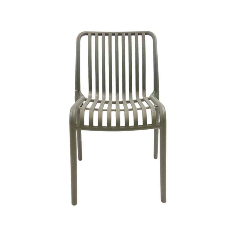 SILLA XL PLASTICO RESINA DECO BREMEN GRIS ESCANDINAVIA - 2