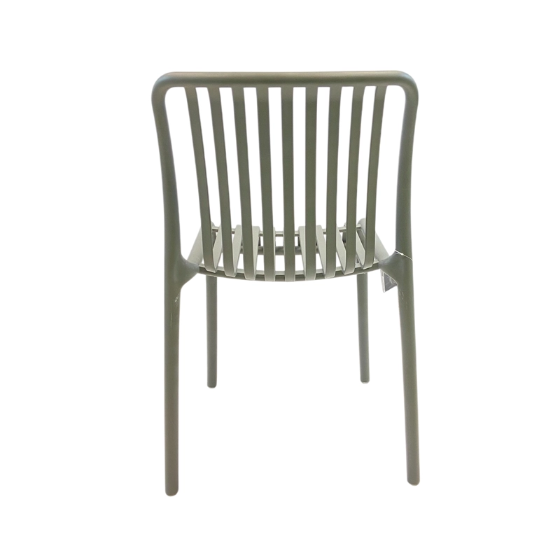 SILLA XL PLASTICO RESINA DECO BREMEN GRIS ESCANDINAVIA - 3