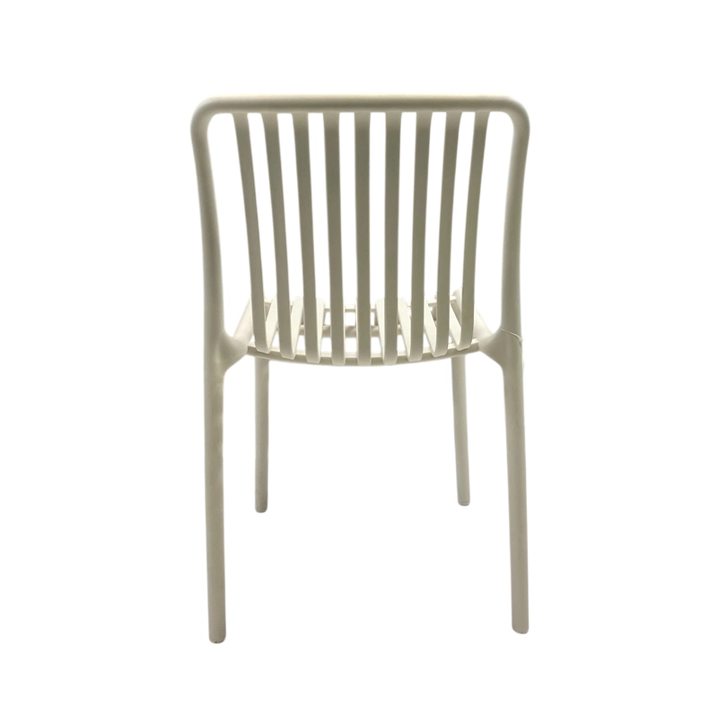SILLA PLASTICO APILABLE DECO BREMEN BLANCA ESCANDINAVIA - 3
