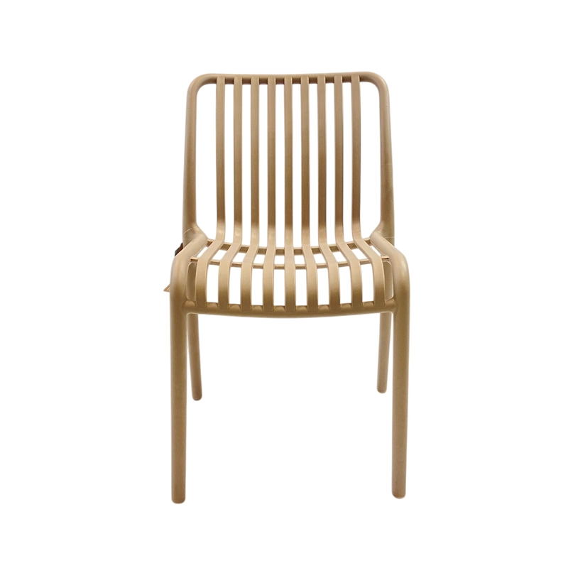 SILLA PLASTICO APILABLE DECO BREMEN BEIGE ESCANDINAVIA - 2