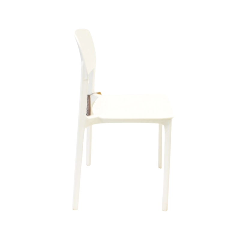 SILLA PLASTICO APILABLE DECO ESTOCOLMO BLANCA ESCANDINAVIA - 4