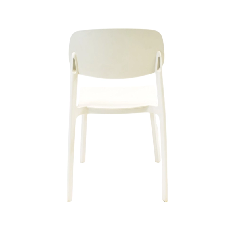 SILLA PLASTICO APILABLE DECO ESTOCOLMO BLANCA ESCANDINAVIA - 6