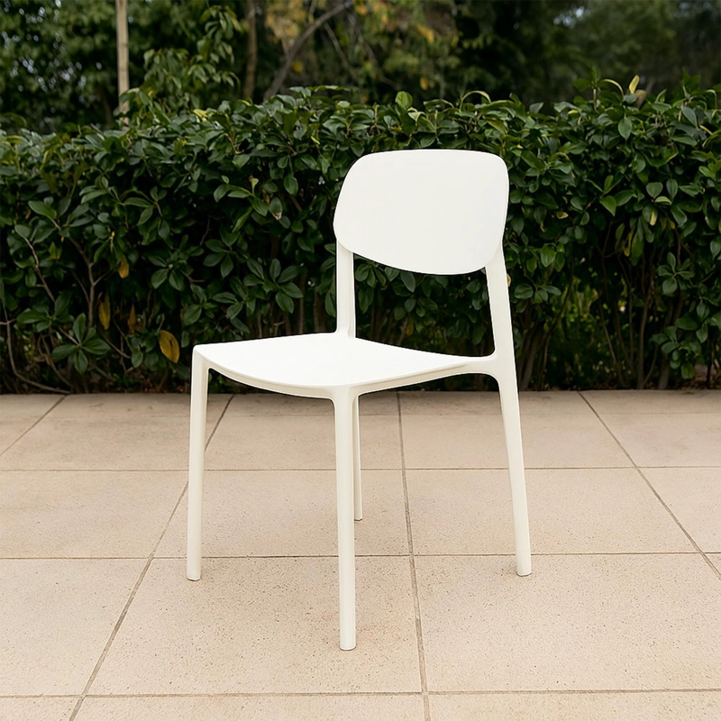 SILLA PLASTICO APILABLE DECO ESTOCOLMO BLANCA ESCANDINAVIA - 7