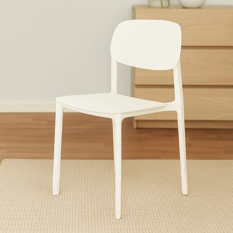 SILLA PLASTICO APILABLE DECO ESTOCOLMO BLANCA ESCANDINAVIA - 8