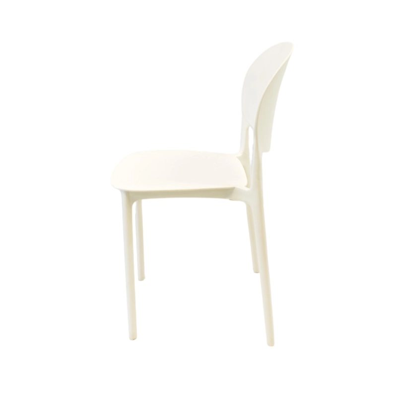 SILLA PLASTICO APILABLE DECO SEVILLA BLANCA ESCANDINAVIA - 5