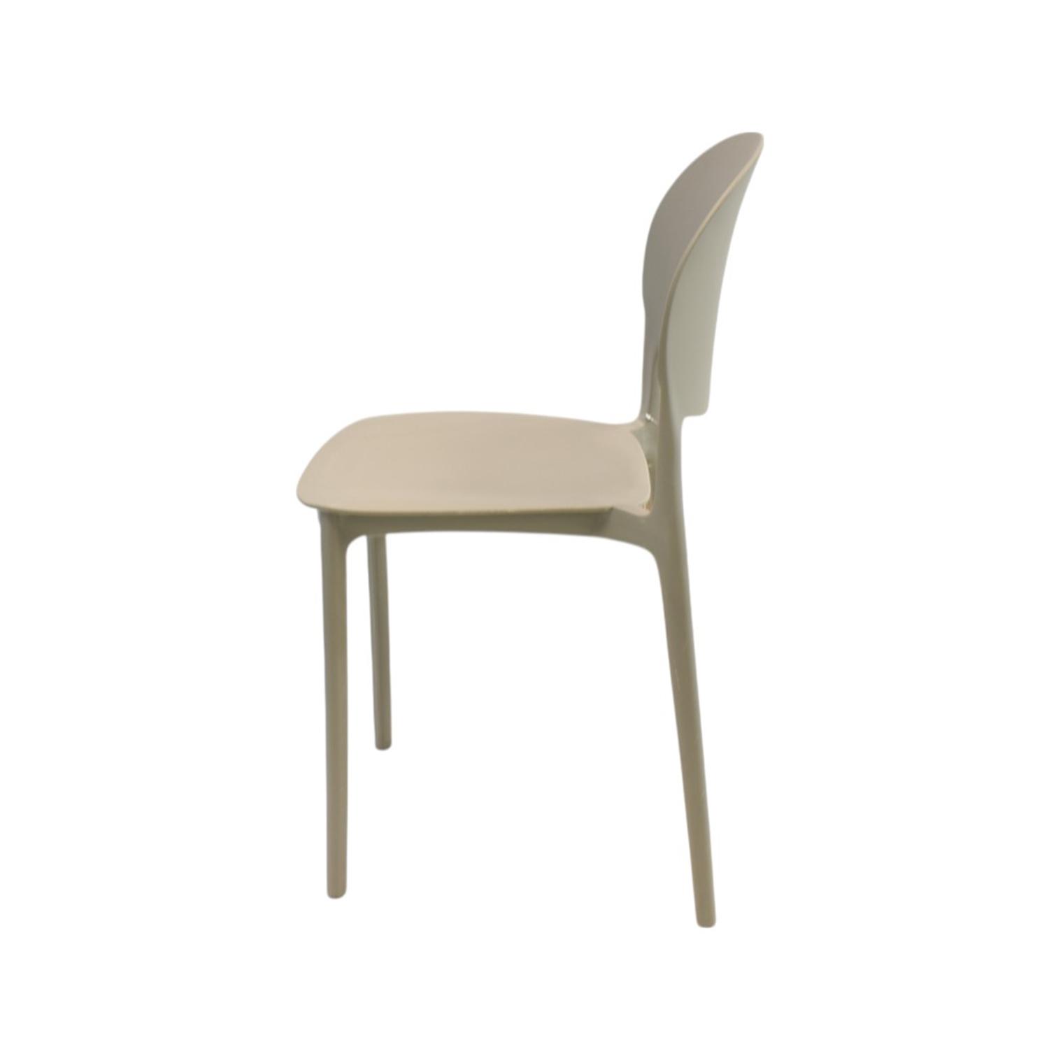SILLA PLASTICO APILABLE DECO SEVILLA GRIS ESCANDINAVIA - 5