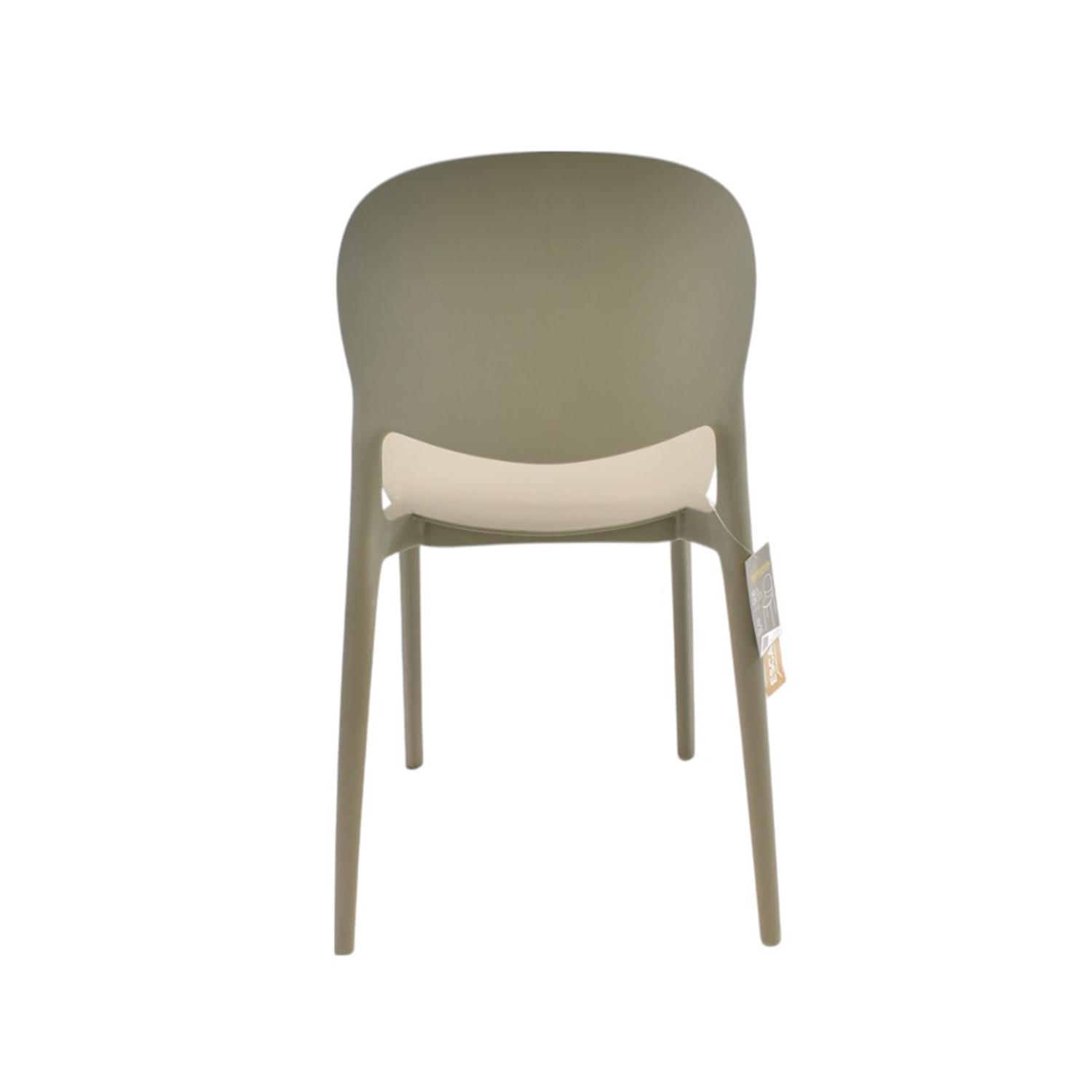 SILLA PLASTICO APILABLE DECO SEVILLA GRIS ESCANDINAVIA - 7