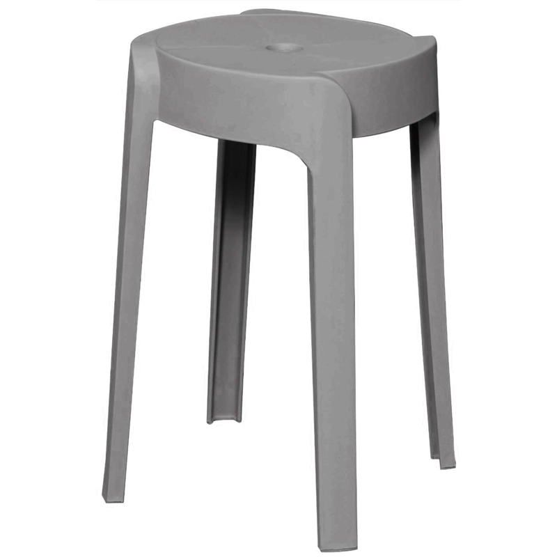 PISO BANCO APILABLE DECO VALENCIA GRIS ESCANDINAVIA 45 CM - 1