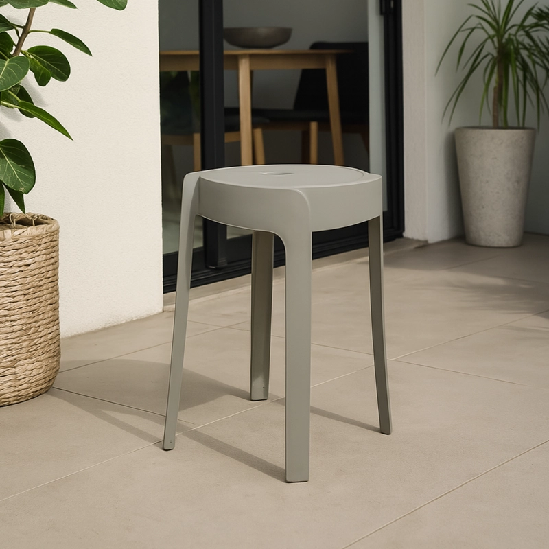 PISO BANCO APILABLE DECO VALENCIA GRIS ESCANDINAVIA 45 CM - 4