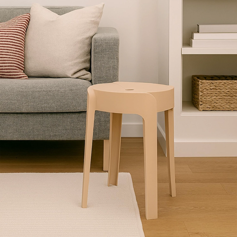 PISO BANCO APILABLE DECO VALENCIA BEIGE ESCANDINAVIA 45 CM - 4