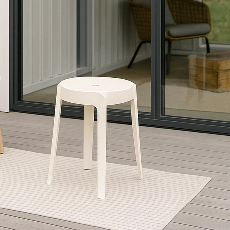 PISO BANCO APILABLE DECO VALENCIA BLANCO ESCANDINAVIA 45 CM - 3