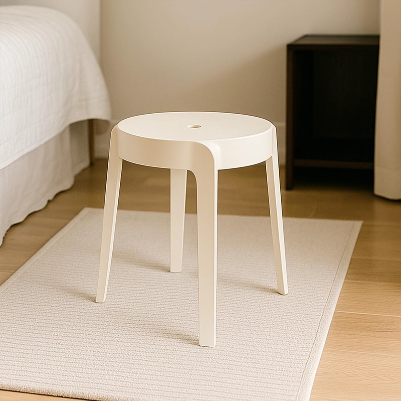 PISO BANCO APILABLE DECO VALENCIA BLANCO ESCANDINAVIA 45 CM - 5